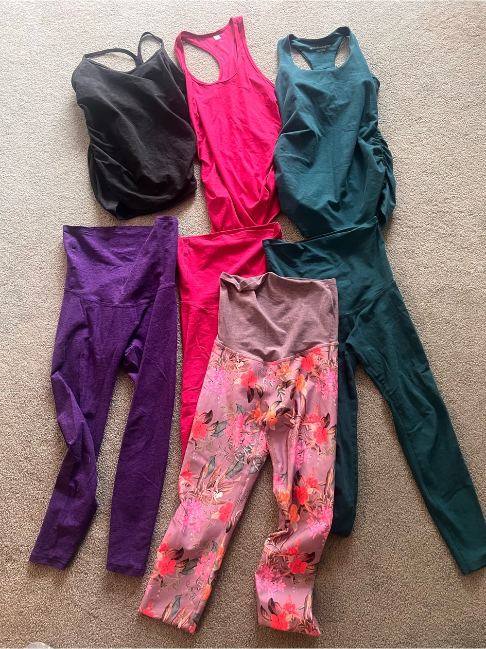 Beyond Yoga Maternity 7-Piece Lot β Beyond the Bump β S/M β $678 Retail